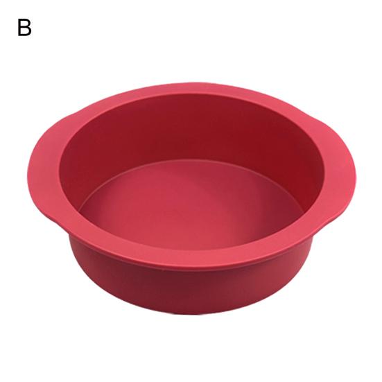 4/6/8-дюймовая круглая форма для торта, силиконовая легкосъемная антипригарная многоразовая форма для приготовления мусса Mooncake, кухонные инструменты для выпечки