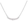 [Q2879] - Silver Necklace 'Sissi' Silver White (rhodium Plated) - 18x3 Mm