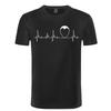 Новая футболка для фанатов Валенсии Valencia Heartbeat Летняя Повседневная Посадка Топы Футболка Хлопок Простой Индивидуальный Графический Дизайн Футболки Новый Стандарт