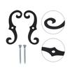 Cast Iron Material Cast Iron Shutter Fasteners Rustproof Coating Shutter Hook  Outdoor Window