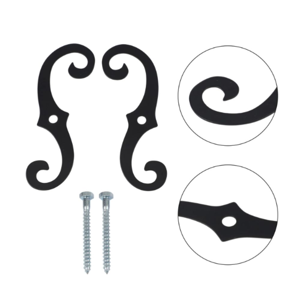 Cast Iron Material Cast Iron Shutter Fasteners Rustproof Coating Shutter Hook  Outdoor Window