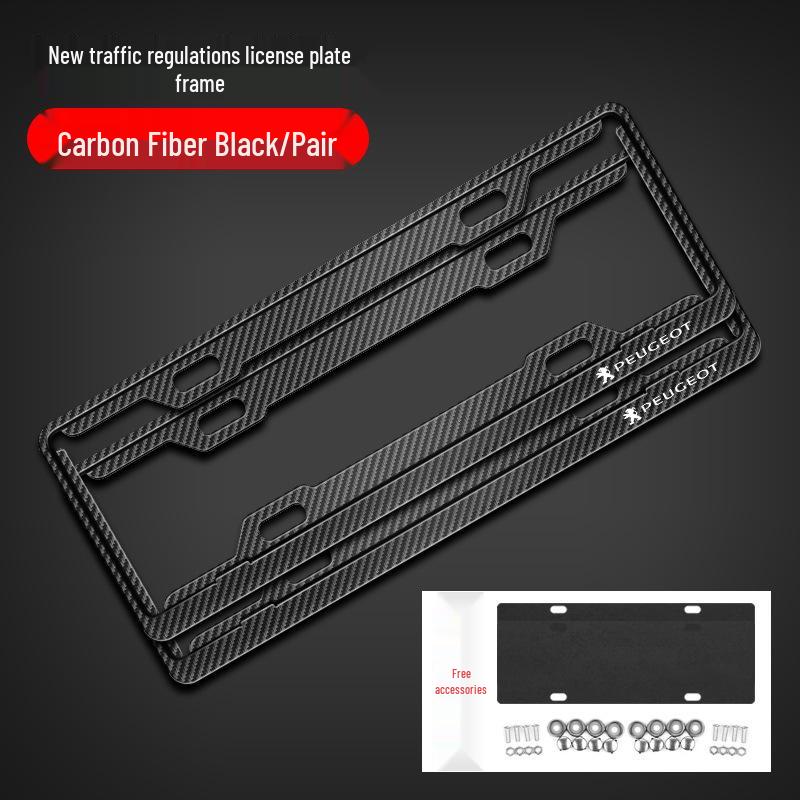 Совместимый держатель номерного знака для моделей Peugeot 408, 508L, 3008, 4008, 5008, 408X.