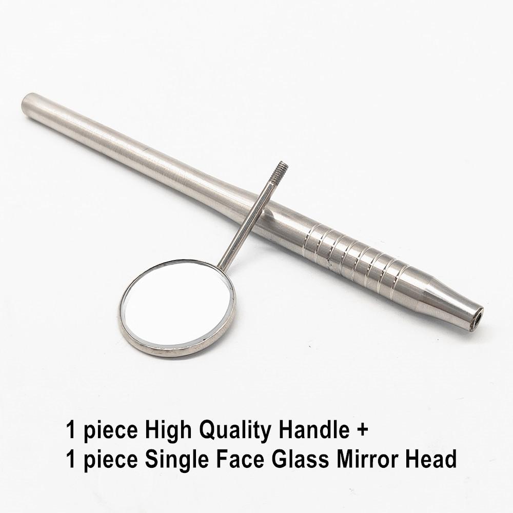 Стоматологическое зеркало для рта Одонтоскоп Уход за полостью рта Чистота зубов Осмотр Гигиена Стеклянное зеркало Зеркало с ручкой