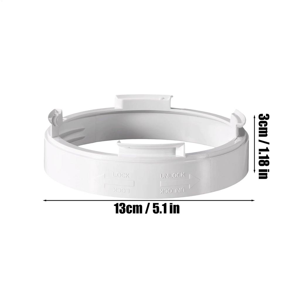 5.1/5.9 inch AC Exhaust Hose Connector AC Exhaust Hose Fitting Adapter Round Air Conditioner Exhaust Pipe Extension Connector