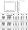Black Inspection Door 150X150 Mm