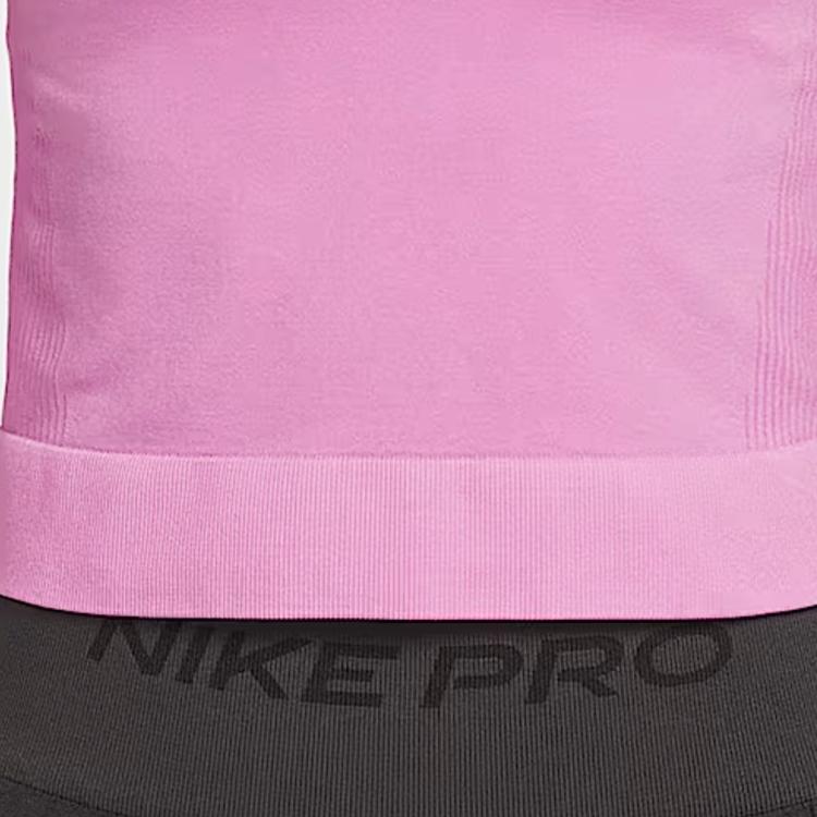 Nike Женский топ для фитнеса Dri-Fit Pro однотонный, быстросохнущий, с рукавом реглан, женские топы IM9973-503