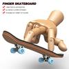 Finger Skateboard Wooden Fingerboard Toy Professional Stents Fingers Skate Set Novelty Children Christmas Gift