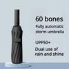 60 Ribs Automatic Umbrella Sun Shade Umbrella Large Compact Umbrella For Rain And Uv Protection Sun Shade Umbrella Travel 1Pc