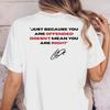 Freedom Charlie Kirk White T Shirt Protest T-Shirt Activist Shirt