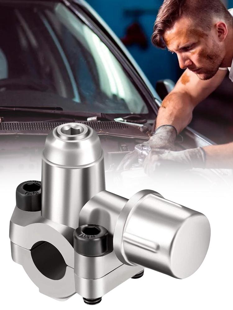 Bullet Piercing Valve with Spanner A/C BPV-31 Piercing Valve Zinc Alloy Air Conditioner Line Tap Valve Hand Tools