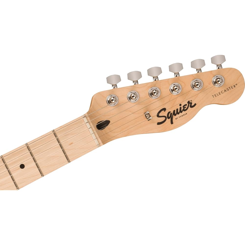 Squier by Fender Squier Sonic™ Telecaster®, Кленовый гриф, Черная накладка, Butterscotch Blon...