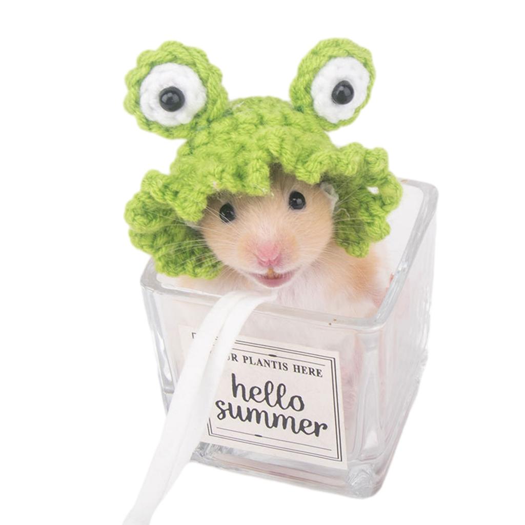 Вязаная крючком шапка-головной убор в виде морковки для хомяка, фестивальный подарок, ручная работа, реквизит для костюма, радужная шапка-морковка, головной убор