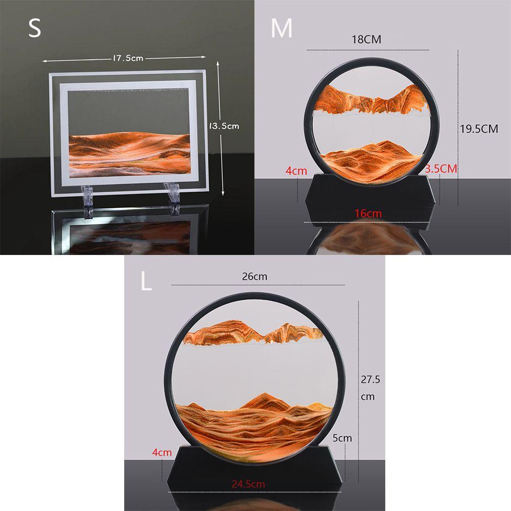 Грейс 3D маленькие подарки домашний декор морской песок пейзажные украшения зыбучие пески искусство песочные часы живопись песком
