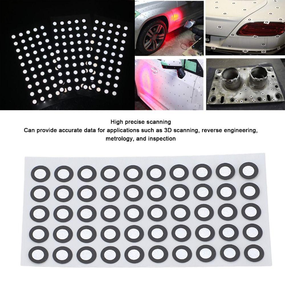 1000 Pcs 6mm ID 10mm OD Markers 3D Scanning Dots Scanning for Engineering Projects