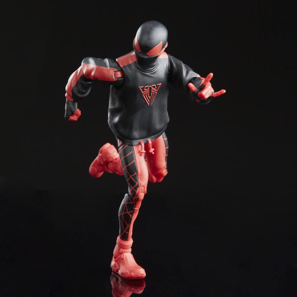 Hasbro Marvel Legends Series Miles Morales Legends Action Figure with 2 Authentic Spider-Man, Spider-Man 6-inch (15cm) Accessories, F6571,