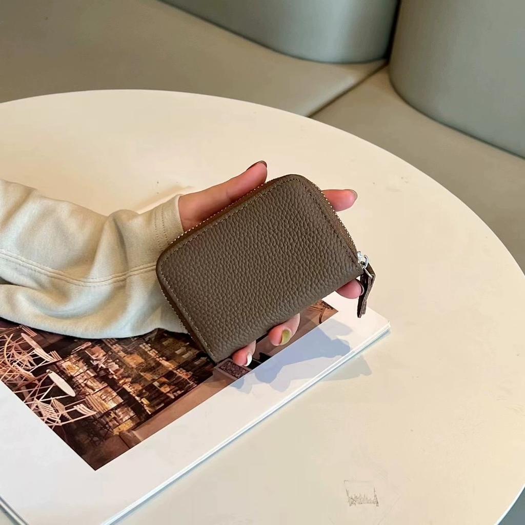 Genuine Leather Card Holder First Layer of Cowhide Coin Purses For Women Natural Leather ID Credit Business Cards Organizer 11 Slots