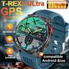 Новые Умные часы T-Rex3 Ultra 1100 мАч GPS-трекер Компас IP69K Водонепроницаемые Спортивный трекер Для улицы Военные Умные часы