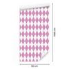 Harlequin Diamonds wallpaper, white and powder pink, powder pink background, 50x1000