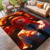 Коврик с принтом Макимы из Человека-бензопилы, Моющийся напольный ковер, Для прихожей, Общежития, Прачечной, Офиса, Кабинета, Домашний декор, Подарок на день рождения, Рождество