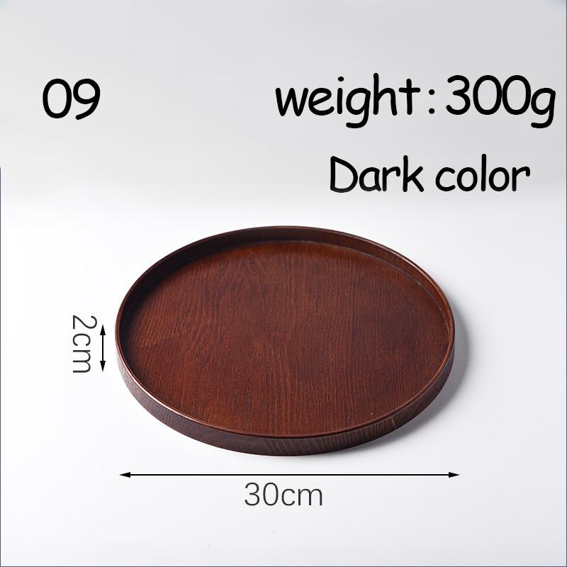 Овальные подносы для сервировки Столовая посуда Подставки под десерты Чайные подставки под блюдца Кофейные подставки Деревянные подставки для хранения тарелок Дисплей для еды Декор для дома и отеля