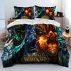 World of Warcraft, WOW, Игровой Комплект Постельного Белья, Пододеяльник, Комплект для Кровати, Покрывало, Наволочка, Комплект Постельного Белья размера Кинг, Квин