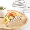 Handle Stainless Steel Wave Shaped Kitchen Tools Tray Plate Taco Holder Taco Shell Stand