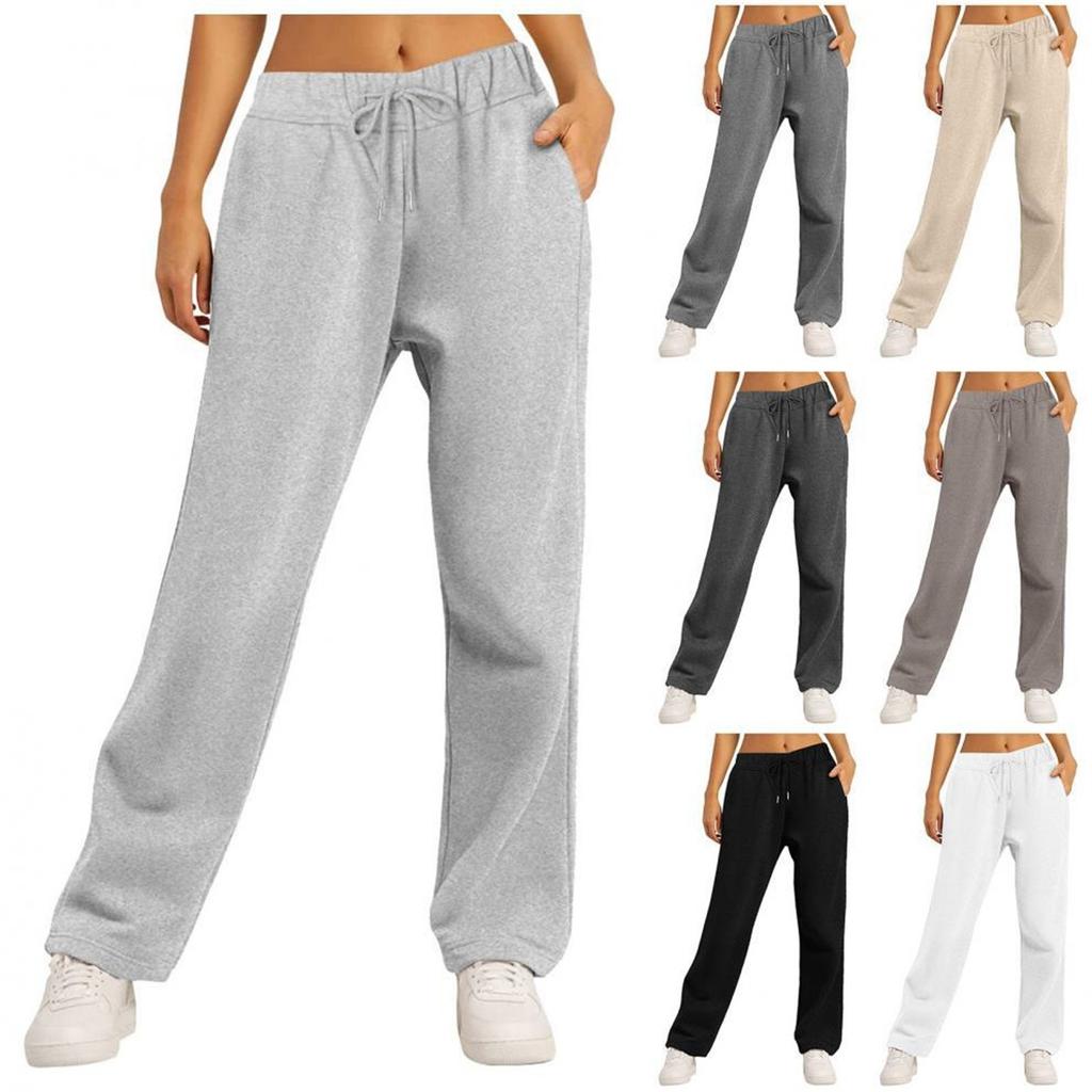 Women's High Waisted Wide Leg Sweatpants Casual Yoga Jogger Pants