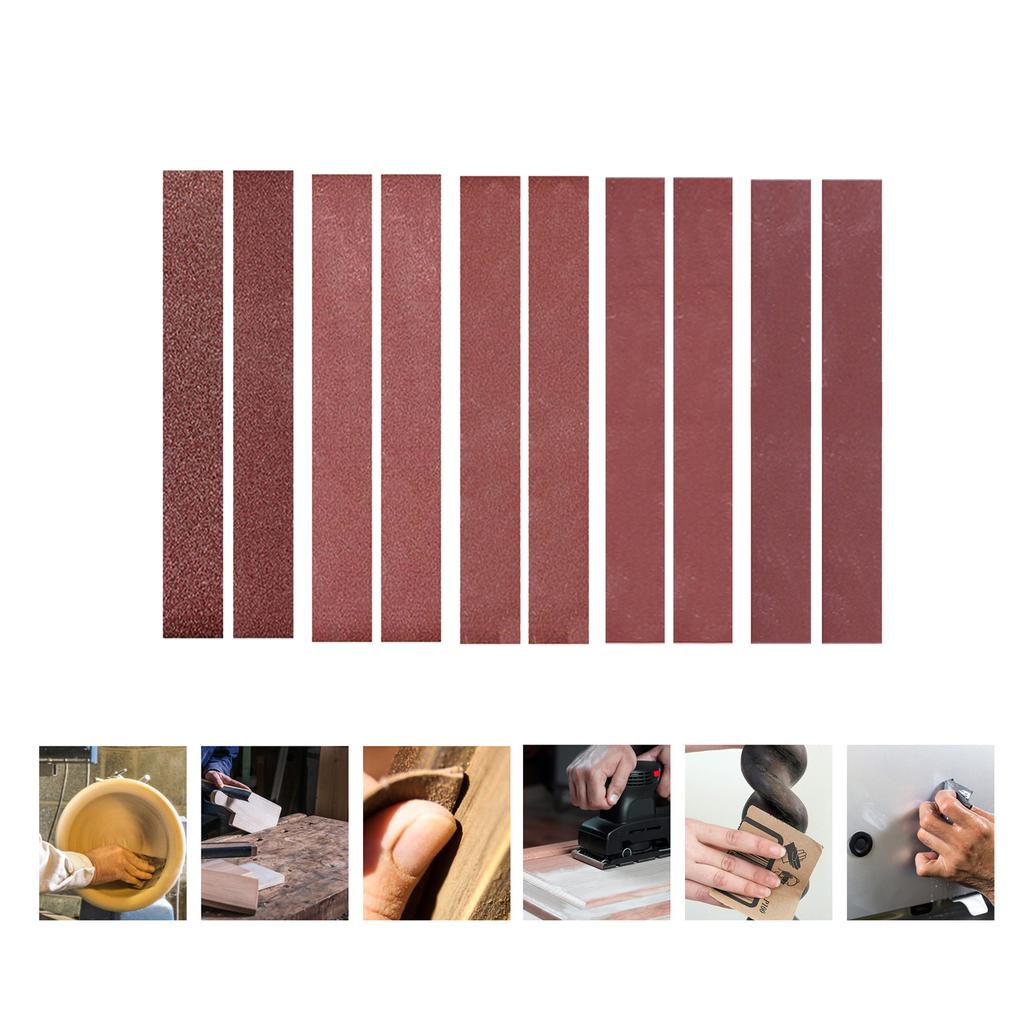 Шлифовальные ленты 30*380 мм (1,18x14,96 дюйма) 10 шт. ремни (6060801202403204006008001000 Крупа,