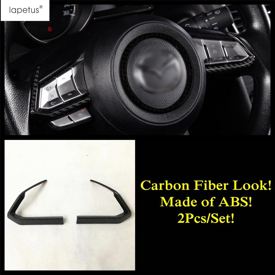 Window Lift Handle Bowl Dashboard Air AC Vent Gear Shift Cover Trim ABS Carbon Fiber / Matte Accessories For Mazda 3 2017 2018