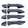 For LHD RHD Toyota Corolla 2014-2018 Car Carbon Style Black Exterior Door Handle Moulding Cover Trim Vehicle Accessories Decor