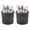 2Pcs Pool Plug Freeze Protection Winterizing Winter Tube Stopper for Household Drain