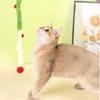 Pet Cat Interactive Teaser Toy Soft Plush Strip Wands Toys for Kitten Cats Play Pet Supplies for Fun And Exercise