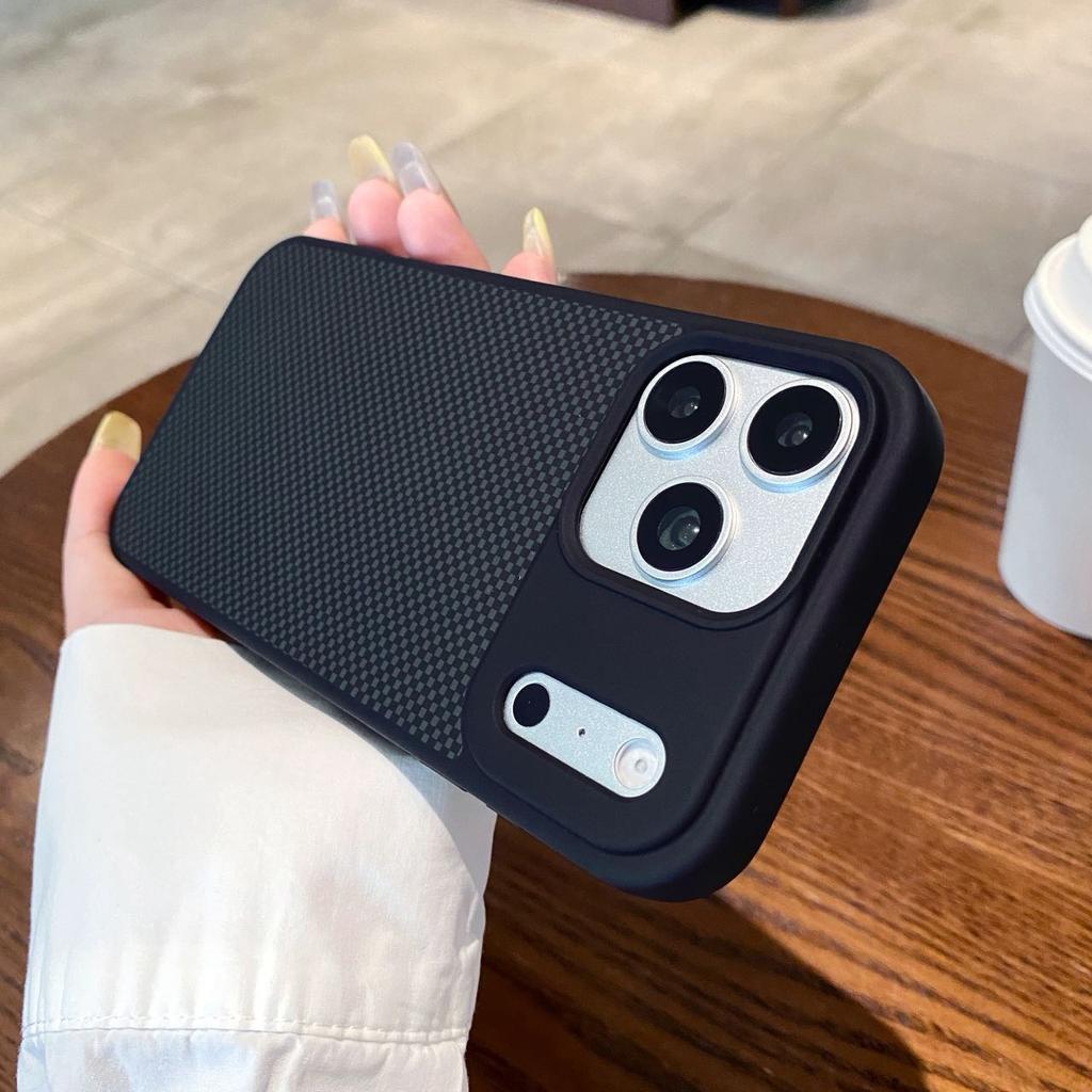 Роскошный деловой магнитный чехол для телефона iPhone 17 Pro Max 16 Pro Универсальная кнопка Защита от падений Удобный захват Для Magsafe Чехол