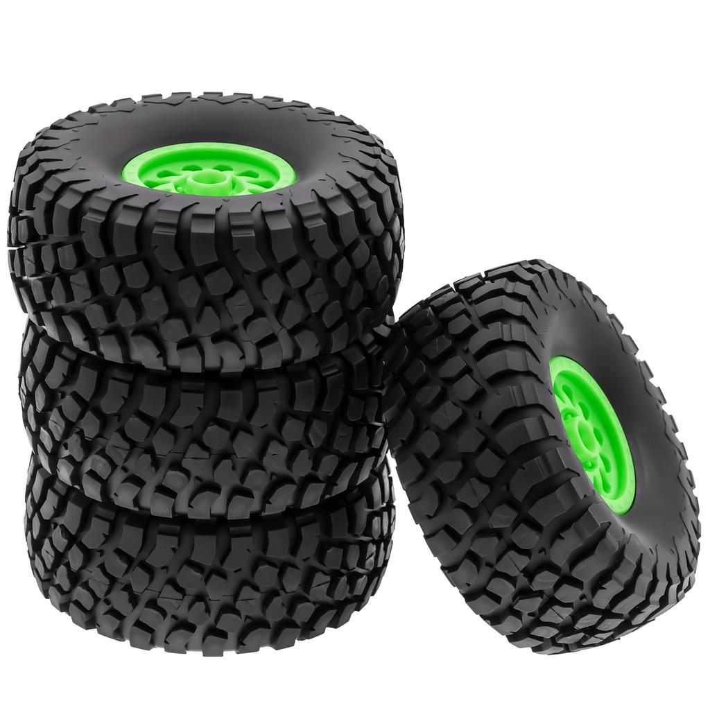 4Pcs 138Mm 1/7 Desert Short Course Truck Tire 17Mm Wheel Hex Replacement For ARRMA Mojave TRAXS UDR