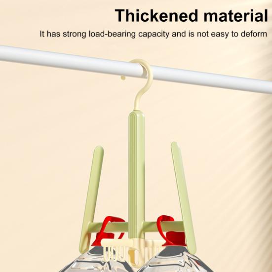 Сушилка для обуви Yousheng с вращающимся на 360 градусов крючком, прочная несущая ветрозащитная стелька, вешалка для одежды