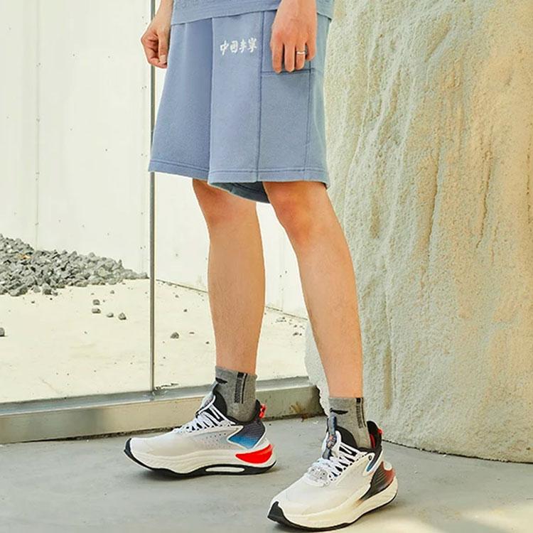 Li Ning China Li Ning Casual Shorts Men's Blue Moderate AKSSA87-4