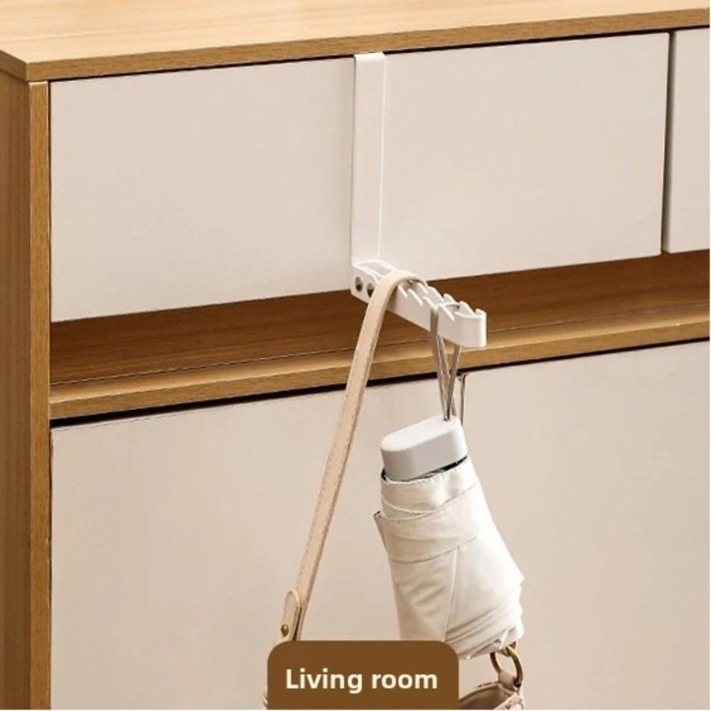 Space-Saving Collapsible Hooks 5 Groves Drying Laundry Rack Creative Over-Door Coat Rack  Home