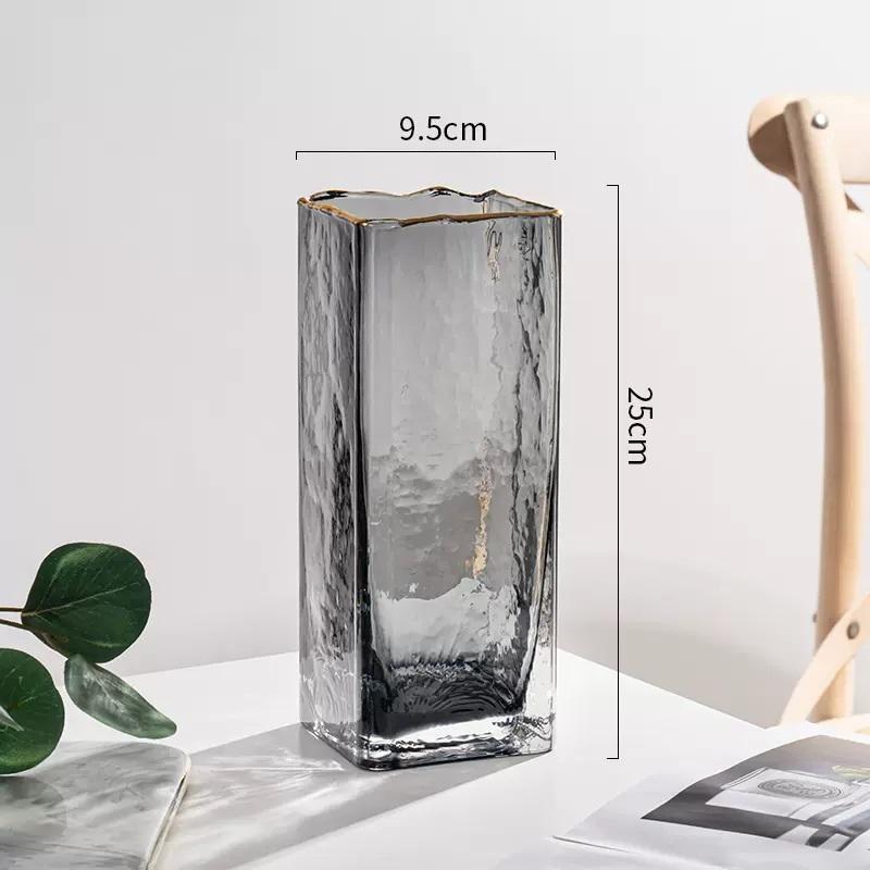 Ваза Стеклянная ваза Украшение дома Украшения Цветочная композиция Ваза для цветов