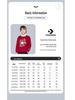 Converse Унисекс Детская флисовая толстовка с игривым принтом