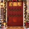 5/6pcs Pine needle Christmas Mini Wreath Pendant Simulation Wreath Hanging Ornaments  Party