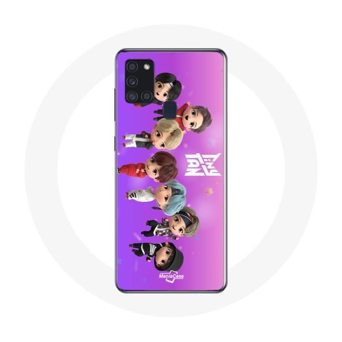 Case for Samsung Galaxy A21S BTS TinyTAN Animation Poster RM Jin Suga J-Hope Jimin Jungkook And V