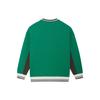 Li Ning Sports Lifestyle Series Logo Embroidered Loose Round Neck Long Sleeve Sweatshirt Women Sweatshirt Green AWDSH70-5
