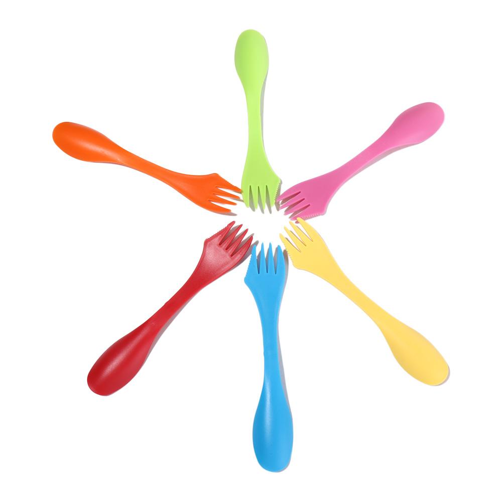 Soup Spoon Western Food Spoon Can Opener Utensil Bottle Opener Fork Spoon Fork Plastic Spoon Spork