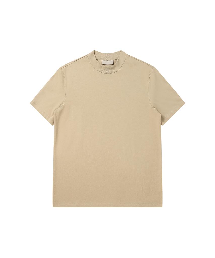 SOLEW Alt Crew Neck Short Sleeve T-Shirt_Beige