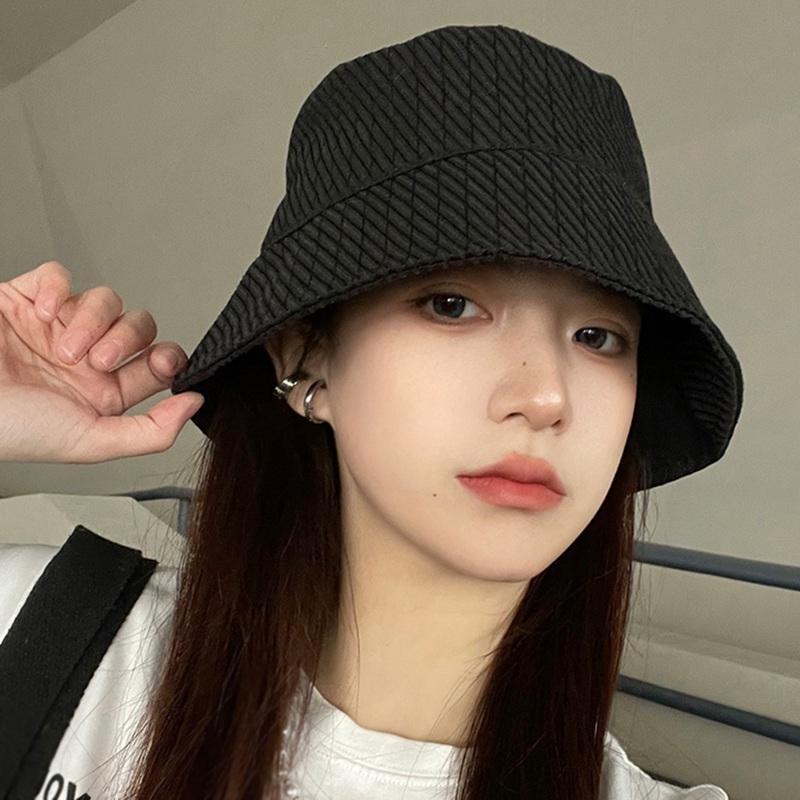 Женская летняя однотонная панама, повседневная универсальная шляпа от солнца с защитой от ультрафиолета, простая рыбацкая шляпа