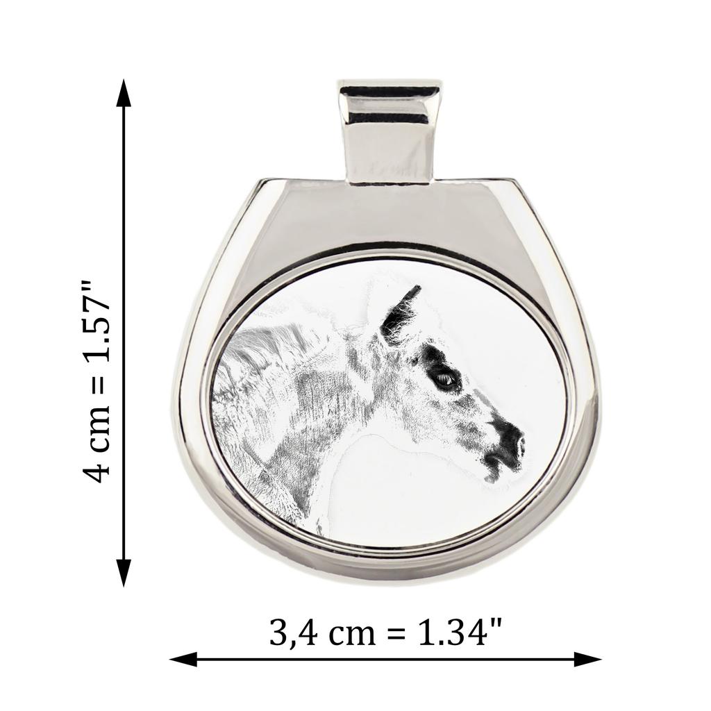Falabella – Horse necklace, personalized pendant with a photo | Art-Dog