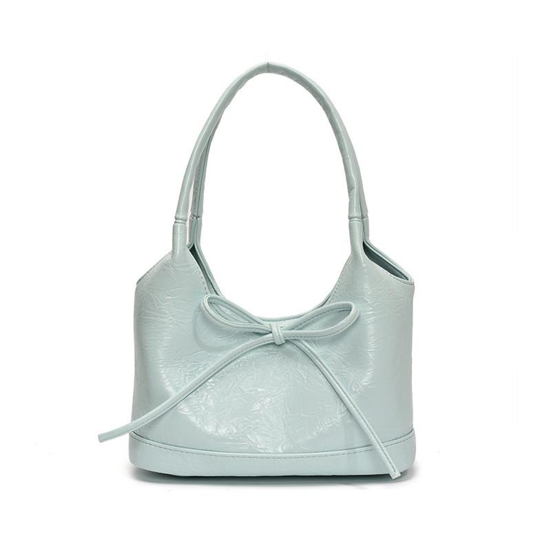 Minimalist Butterfly Knot Bag For Daily Casuals In Pu Material