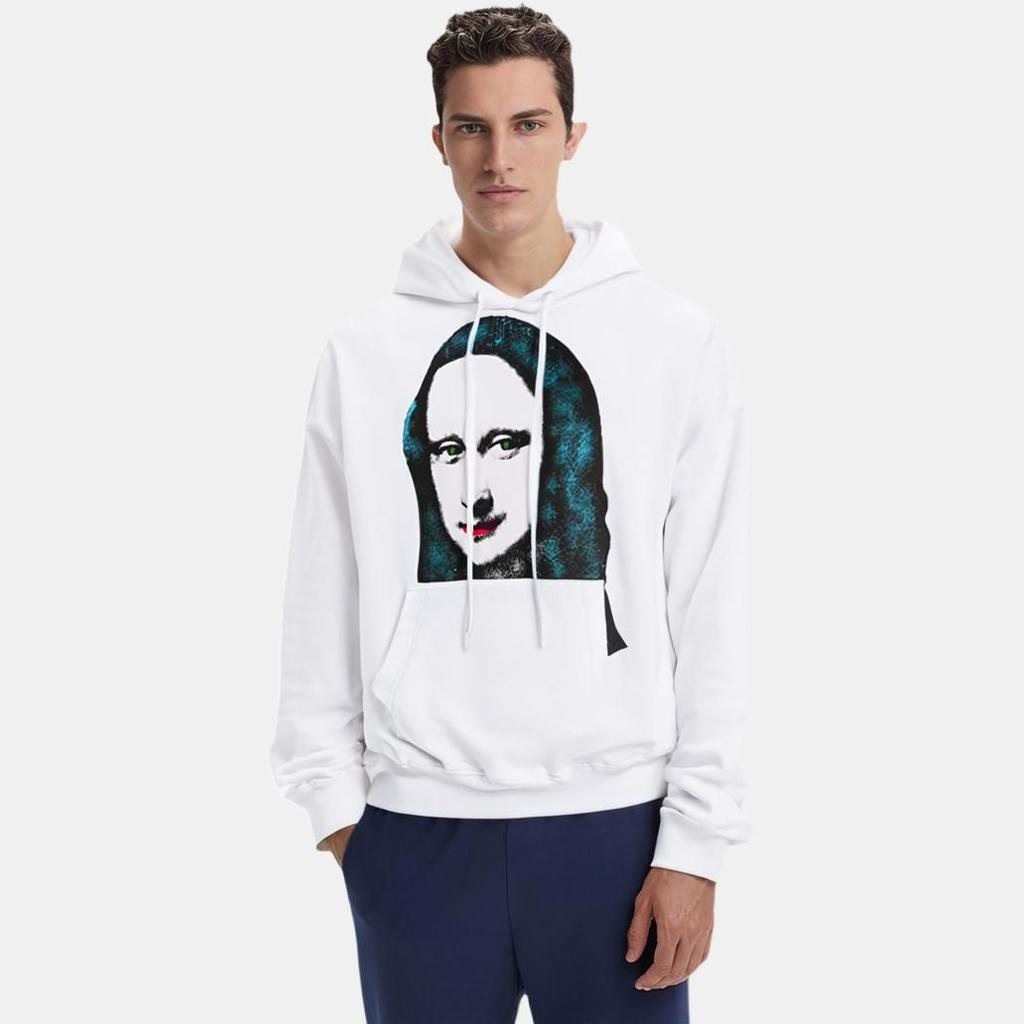 Худи оверсайз Off Mona Lisa OMBB037E20FLE0090110