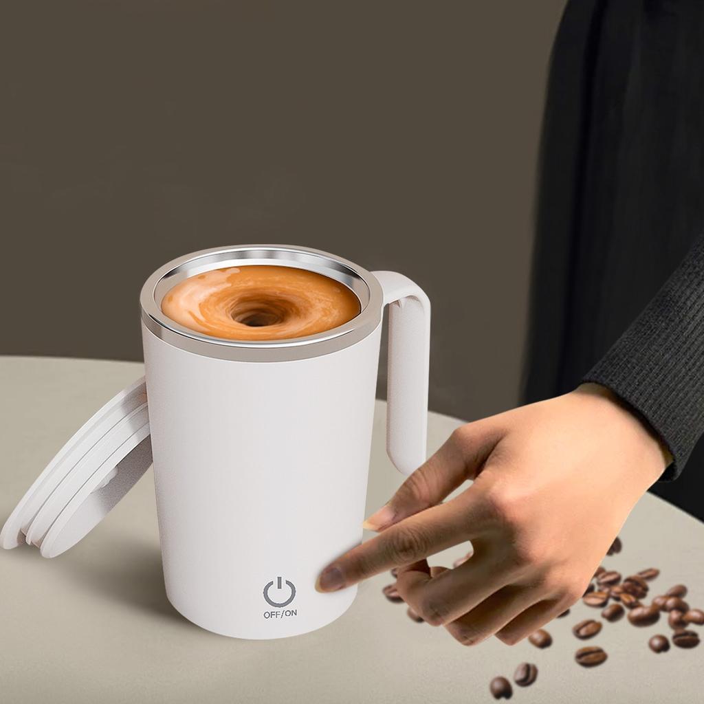 Automatic Stirring Cup Magnetic Mug Rechargeable Stirring Coffee Cup Electric Lazy Rotating Cup For Offices