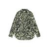Li Ning Sports Lifestyle Series SS22 Sports Trend Series Повседневная рубашка с камуфляжным принтом Женские рубашки цвета морской волны ASHS128-1